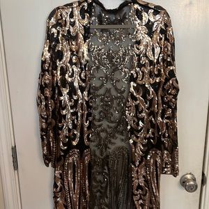 New black and gold formal maxi cover